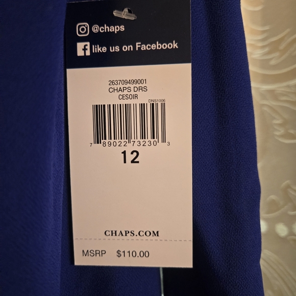 NWT Chaps cocktail/semi-formal dress - Picture 5 of 6